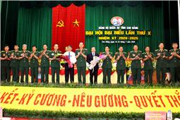 Đảng bộ Quân sự tỉnh Cao Bằng: Đại hội đại biểu lần thứ X nhiệm kỳ 2020-2025